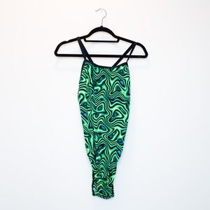 Speedo Brand Sports Swimming One-Piece Bathingsuit